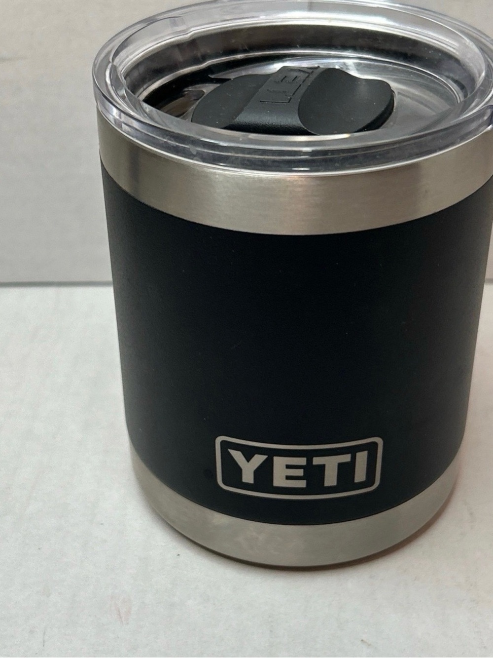Yeti Stainless Steel Lid with QR Sticker - Silver